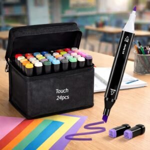 Sketch Marker Set – Vibrant dual-tip markers for artists