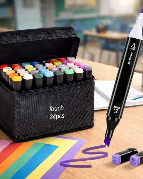 Sketch Marker Set – Vibrant dual-tip markers for artists