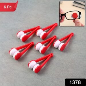 92aab42d-b2c2-4fdc-acee-ca56258f0ff8.jpg Portable Eyeglass Lens Cleaner Tool – 6 Pc Double-Sided Microfiber