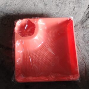 Plastic Plates with Dipping Saucer � Perfect for Snacks & Party Serveware