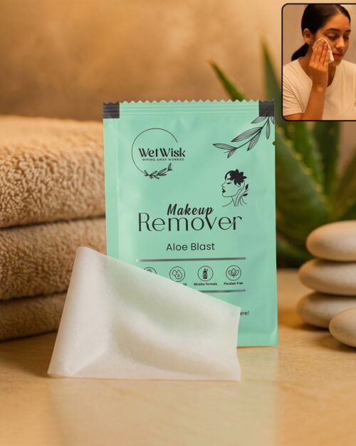Makeup Remover Wet Wipes � Gentle & Travel-Friendly Facial Cleansing