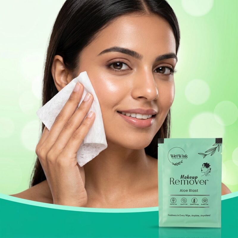 Makeup Remover Wet Wipes � Gentle & Travel-Friendly Facial Cleansing