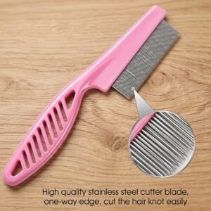 Pet Dog Hair Removal Comb � Easy Shedding and Fur Cleaning