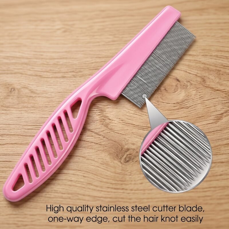Pet Dog Hair Removal Comb � Easy Shedding and Fur Cleaning