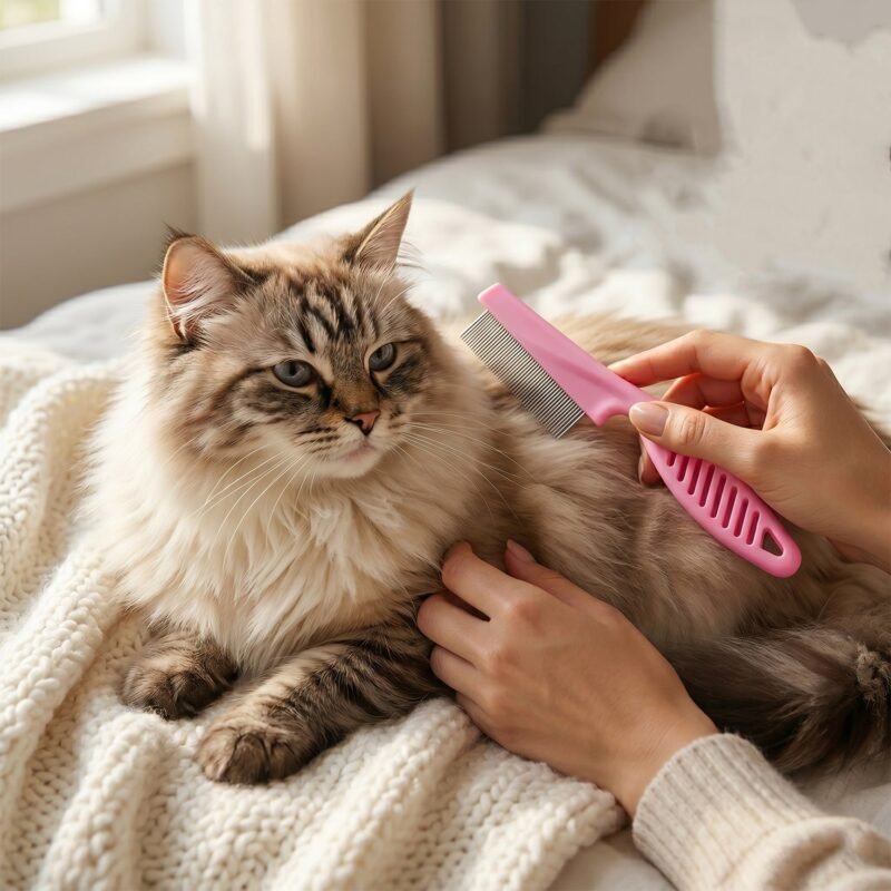 Pet Dog Hair Removal Comb � Easy Shedding and Fur Cleaning