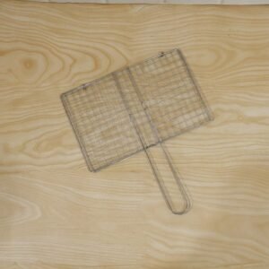 BBQFishMeat-live.jpg Stainless Steel BBQ Grill Mesh � Foldable & Durable for Outdoor Cooking