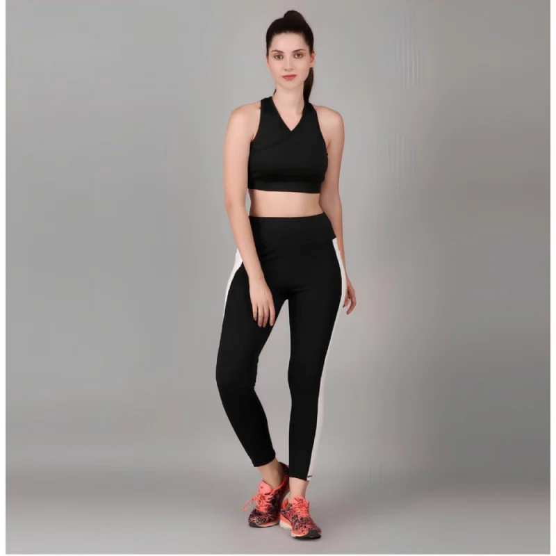 BSB259-TYYYGT-Blkwht-Other2-1000x1000-1.webp Generic Women's Polyester Solid Ankle length High Waisted Tights (Black)