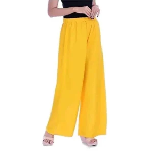 BSB261-WB1004-Other1-1000x1000-1.webp Generic Women's Casual Rayon Solid Ankle Length Palazzo (Yellow , Free Size)