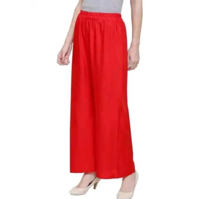 BSB261-WB1005-Other1-1000x1000-1.webp Generic Women's Casual Rayon Solid Ankle Length Palazzo (Red, Free Size)