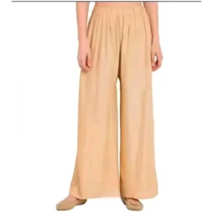 BSB261-WB1007-Main-1000x1000-1.webp Generic Women's Casual Rayon Solid Ankle Length Palazzo (Golden , Free Size)