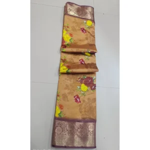 BSB98-SANW1074-Main-1000x1000-1.webp Generic Women's Digital Dolla Silk Printed Saree With Unstitched Blouse 5.5Mtr (Mustard)