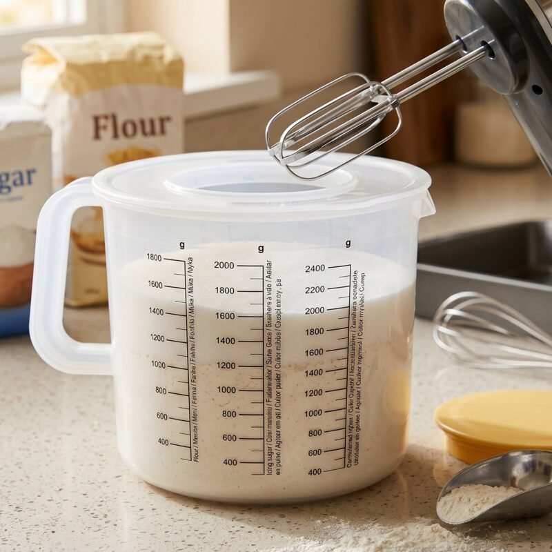 Baking-Measuring-Cup-3.jpg Plastic Measurement Storage Box � Large Capacity & Secure Lid