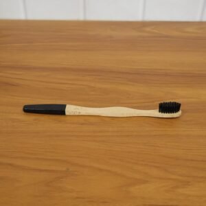 Bamboo Toothbrush – Eco-Friendly & Soft Charcoal Bristles