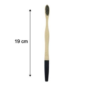 Bamboo Toothbrush – Eco-Friendly & Soft Charcoal Bristles