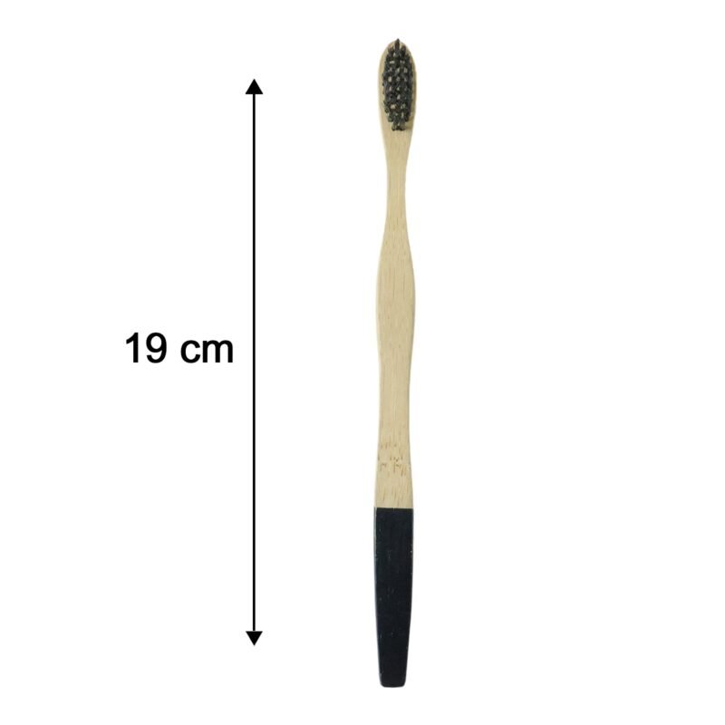 Bamboo Toothbrush – Eco-Friendly & Soft Charcoal Bristles
