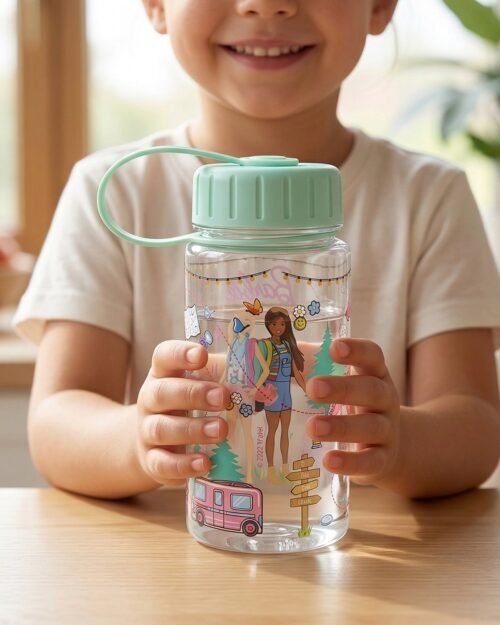 Kids Printed Water Bottle – Leakproof & Lightweight for Daily Use