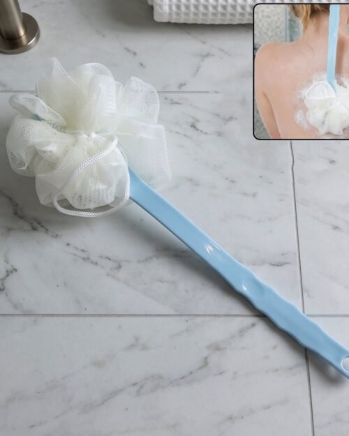BathBrush-01.jpg Long Handle Shower Brush � Gentle Exfoliation for Deep Clean