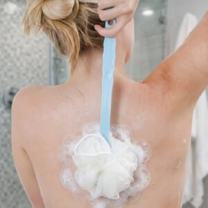 BathBrush-03.jpg Long Handle Shower Brush � Gentle Exfoliation for Deep Clean