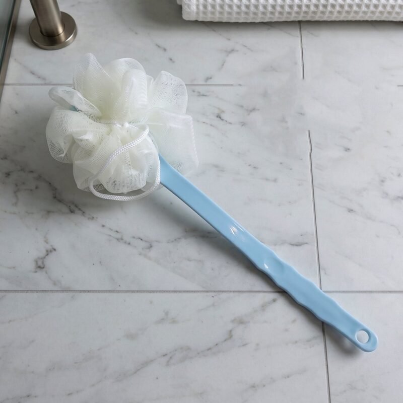 BathBrush-06.jpg Long Handle Shower Brush � Gentle Exfoliation for Deep Clean