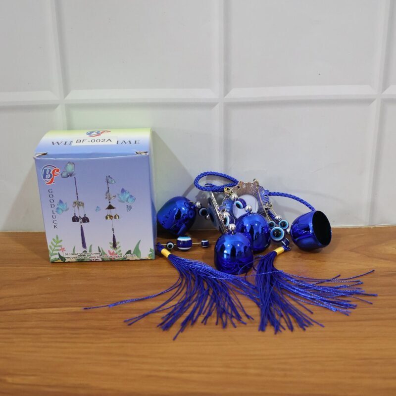 Evil Eye Hanging Wind Chime Set – Protective Home Decor Charm
