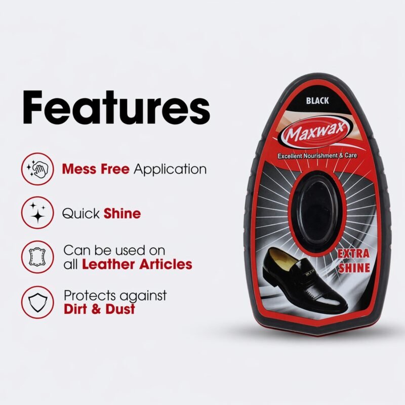 BlackShineShoePolish-05.jpg Black Shoe Shiner � Instant Gloss & Easy Portable Care