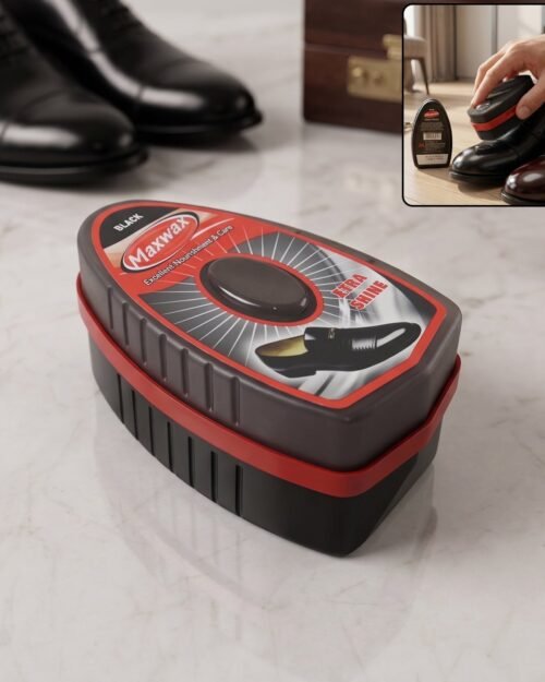 Black Shoe Shiner � Instant Gloss & Easy Portable Care