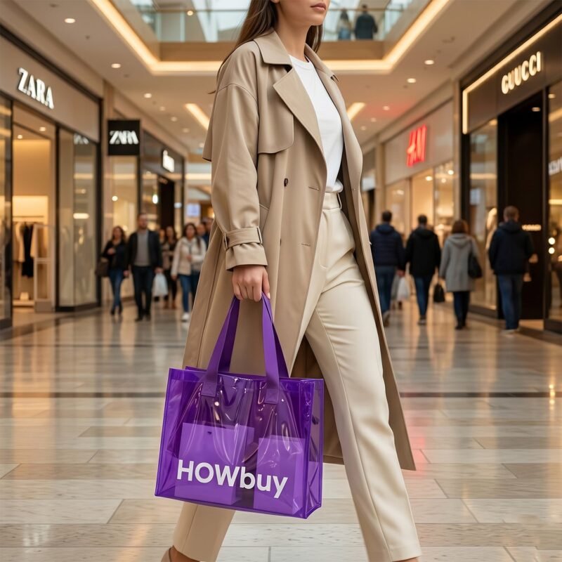 Transparent Carry Bag � Durable Eco-Friendly & Stylish Tote