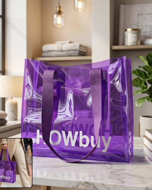 Transparent Carry Bag � Durable Eco-Friendly & Stylish Tote