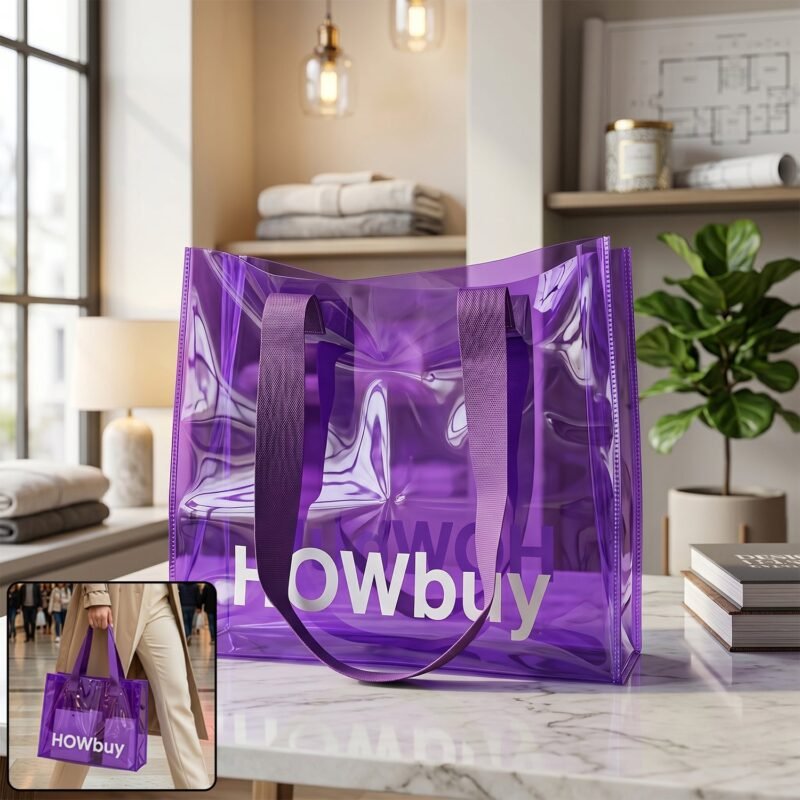 Transparent Carry Bag � Durable Eco-Friendly & Stylish Tote