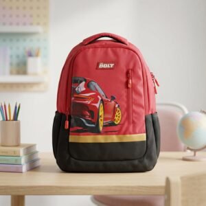 BoltKidsSchoolBag-06.jpg 19-inch Kid�s School Bag � Spacious & Stylish with Car Design