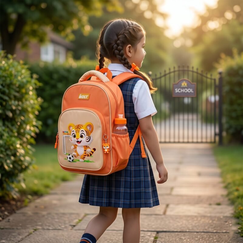 BolttigerKidsSchoolBag-03.jpg Cute Cartoon School Backpack � Lightweight & Spacious for Kids