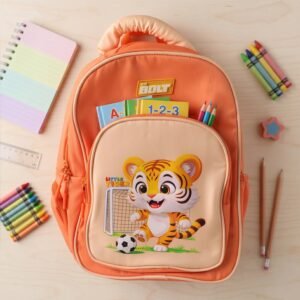 BolttigerKidsSchoolBag-5.jpg Cute Cartoon School Backpack � Lightweight & Spacious for Kids
