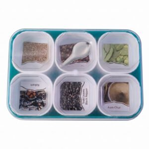 Box-7.jpg Spice Storage Box � 6 Compartments for Easy Kitchen Organization
