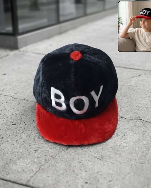 Trendy Boys Printed Fashion Cap – Soft, Stylish Casual Hat