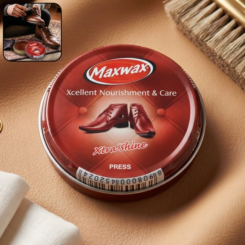 Brown-Shoe-Polish-1.jpg Shoe Care � Instant Shine & Protective Brown Cream for Leather Shoes