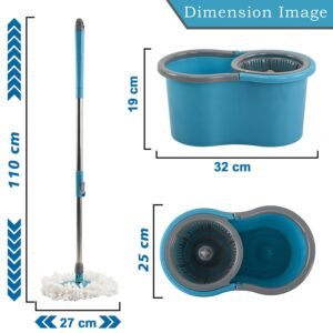 360 Degree Spin Mop � Effortless Floor Cleaning with Adjustable Handle