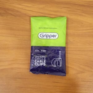 CableClips8MM-live.jpg Cable Clip – Heavy Duty 8mm Plastic Clip with Steel Nail for Wiring
