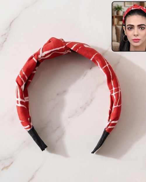 Printed Knot Hairband � Stylish & Comfortable for Women