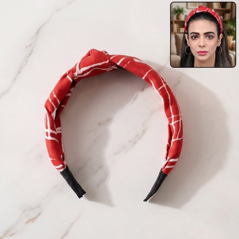Printed Knot Hairband � Stylish & Comfortable for Women