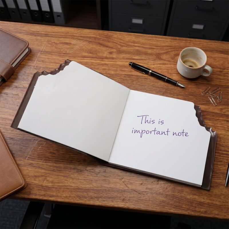 ChocolateDesignPocketDiary-03.jpg Chocolate-Shaped Notebook � Cute Creative Gift for Kids & Adults