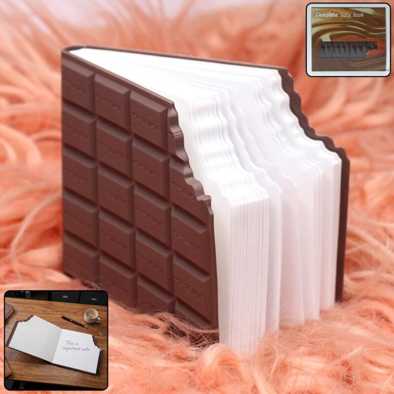 ChocolateDesignPocketDiary-WOSKU-01.jpg Chocolate-Shaped Notebook � Cute Creative Gift for Kids & Adults