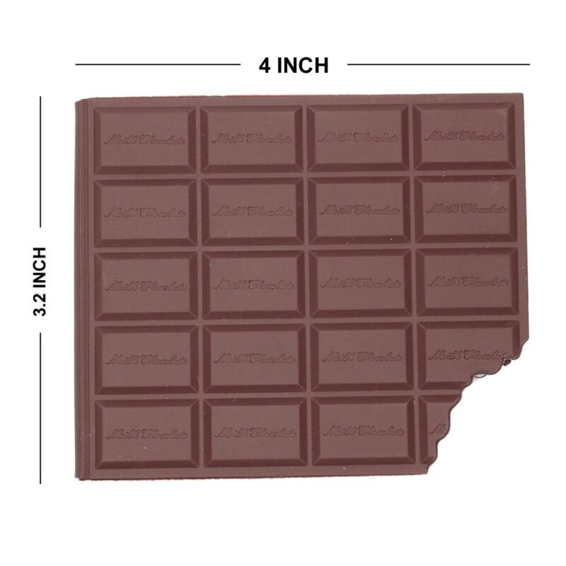ChocolateDesignPocketDiary-size.jpg Chocolate-Shaped Notebook � Cute Creative Gift for Kids & Adults