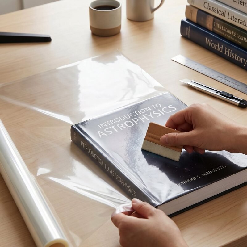 Book Cover Roll � Transparent Protective Film for School & Office