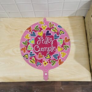 CmpleFoilBalloons-live.jpg Feliz Cumple Foil Balloon � Bright Colorful Birthday Decor