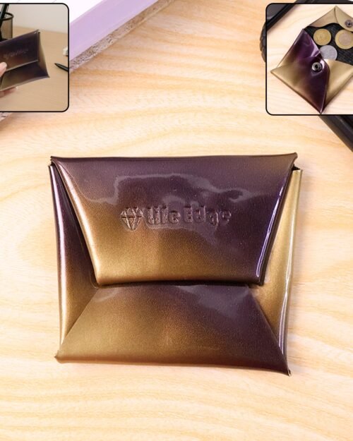 Coin Pouch � Compact, Foldable PU Leather Wallet for Daily Use