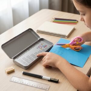 Compass-Box-2_14bcabe6-0b25-49d1-9c91-856d6a9c925f.jpg Kids Metal Pencil Box Set � Complete Stationery Organisation