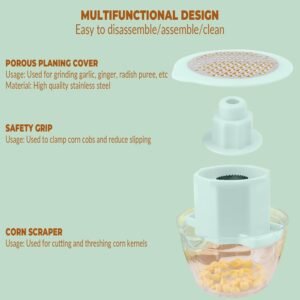 CornPeelingTool-02.jpg Manual Vegetable Grater – Multipurpose Shredder with Storage Bowl