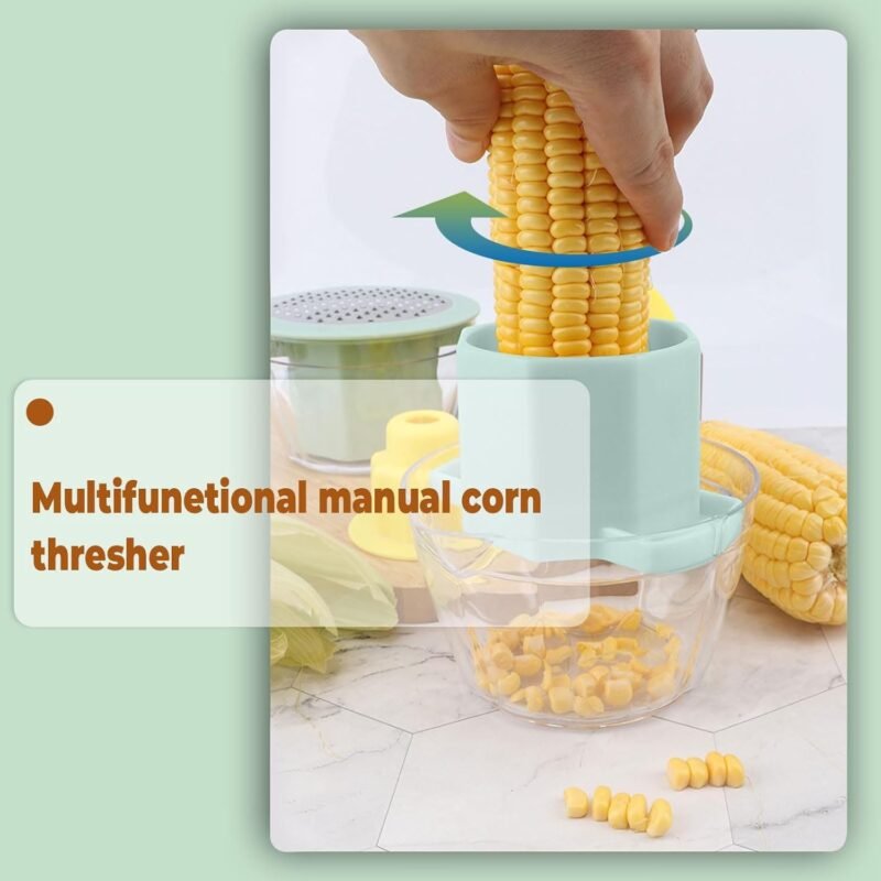 CornPeelingTool-06.jpg Manual Vegetable Grater – Multipurpose Shredder with Storage Bowl