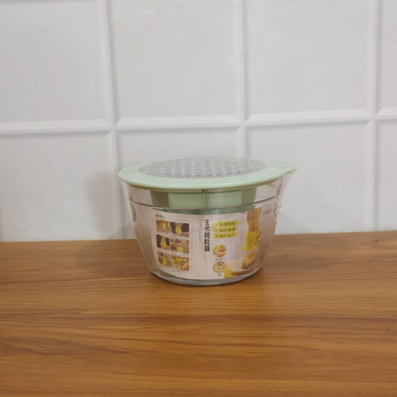 CornPeelingTool-live.jpg Manual Vegetable Grater – Multipurpose Shredder with Storage Bowl
