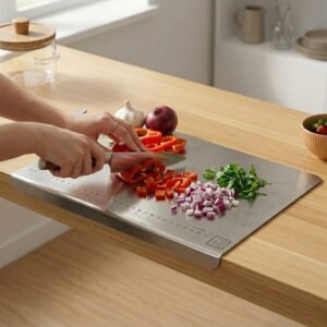 CountertopChoppingboardNW-03.jpg Stainless Steel Chopping Board – Hygienic & Durable for Kitchen